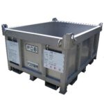 漏れ防止型金属トレイ