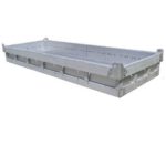 漏れ防止型金属トレイ