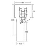 アスベスト除去用グローブバッグ